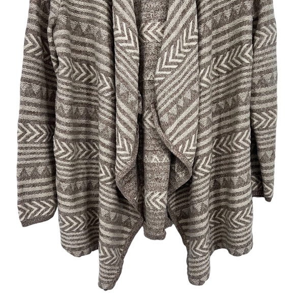 Lucky Brand Geo Stitch Cardigan Sweater size L - Picture 4 of 12